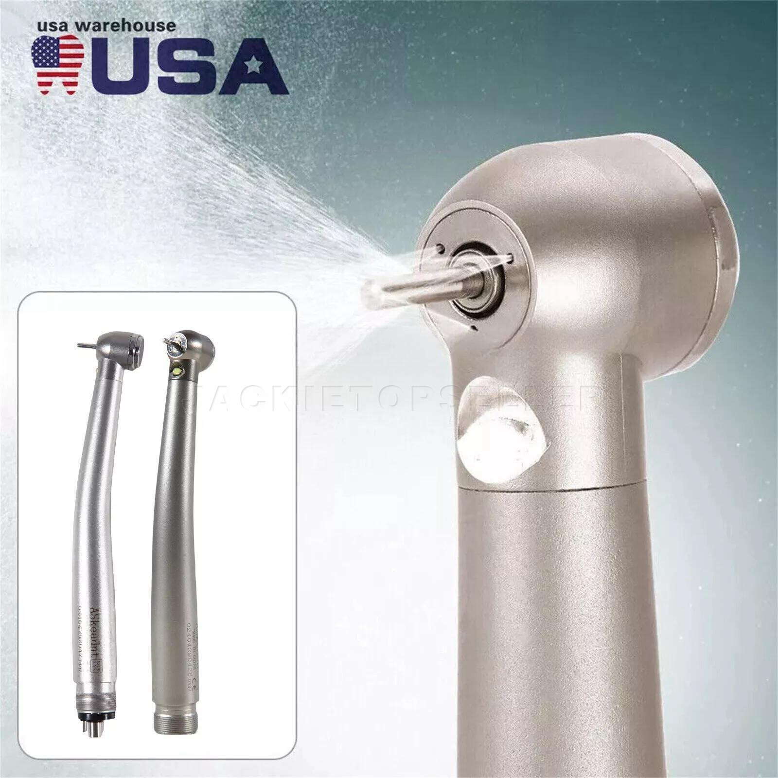 KaVo Style Dental Fiber Optic LED E-generator High Speed Handpiece Turbine 4H/2H