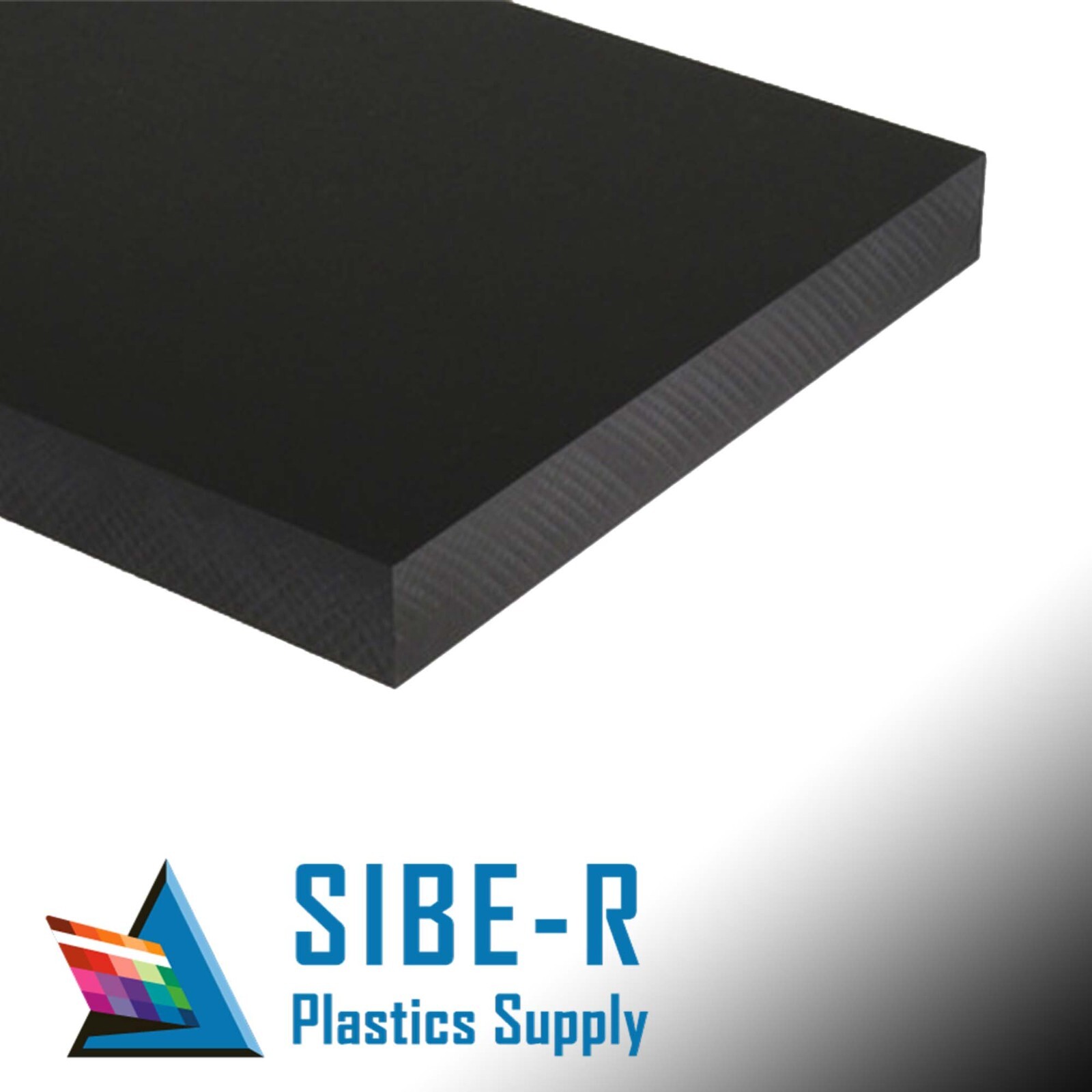 POLYETHYLENE NON-TEXTURED BLACK HDPE PLASTIC SHEET 1/8″ X 6″ X 12″