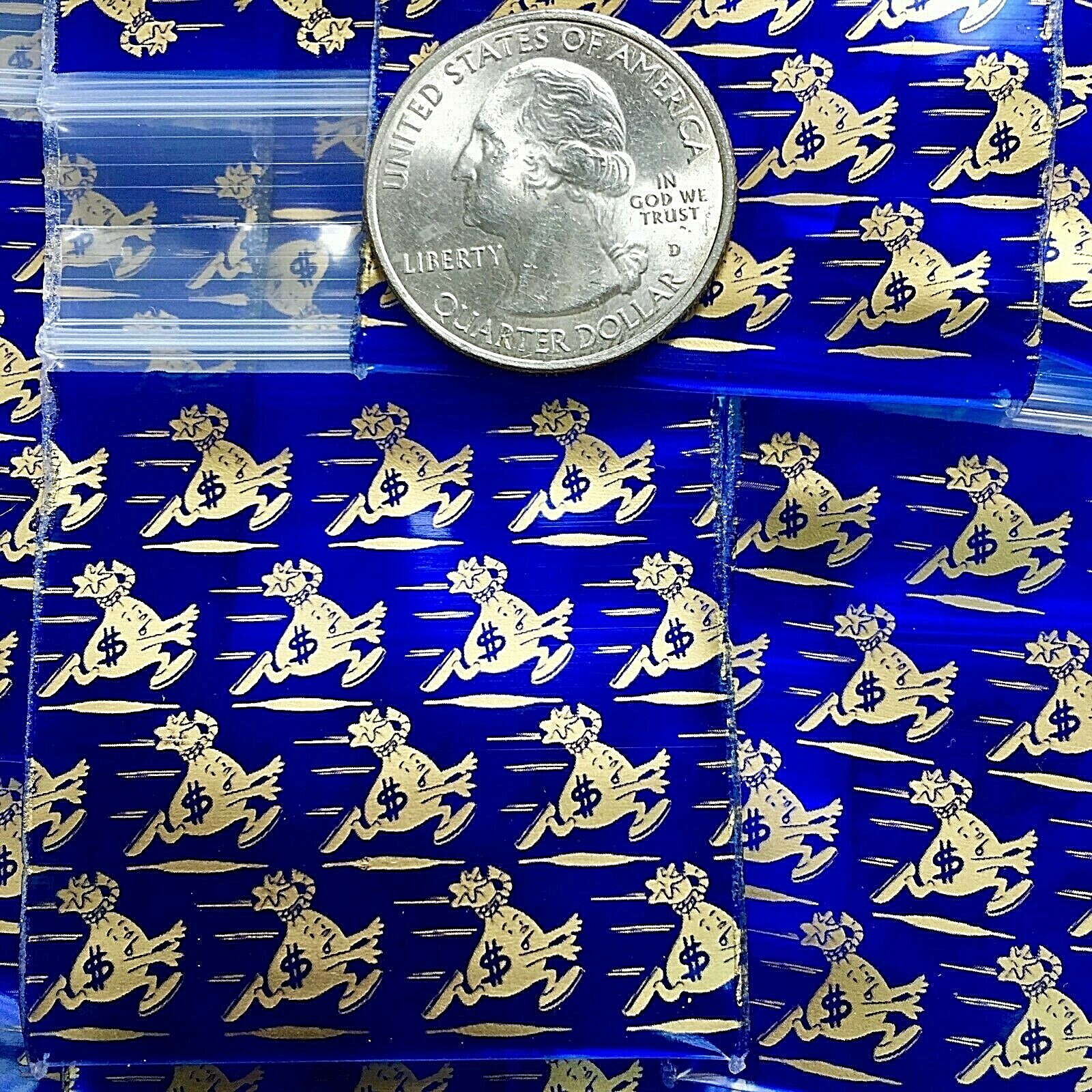 BaggiesSince1987 – 175175 Design Zip Bags 100PCS METALLIC 25DSN MIX, READ DETAIL