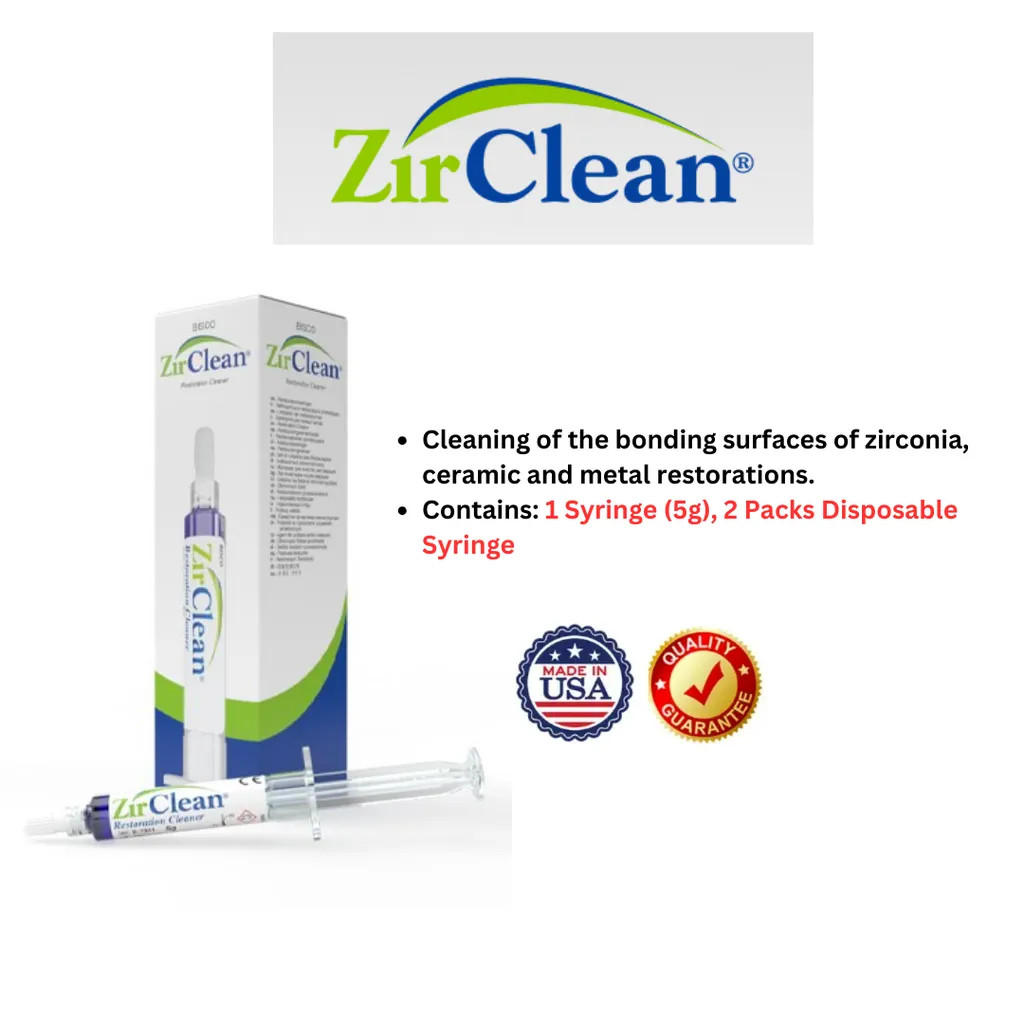 Bisco ZirClean Zirconia Cleaning Agent Cleaning of Bonding Surfaces 5g Free Ship