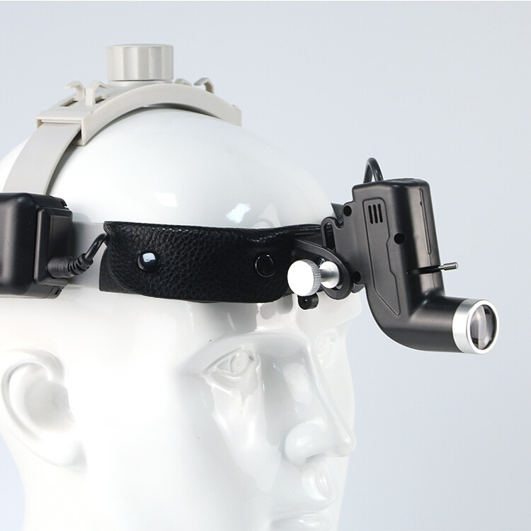 5W Dental Medical Headband LED Head Light Good Light Spot ENT Black US STOCK