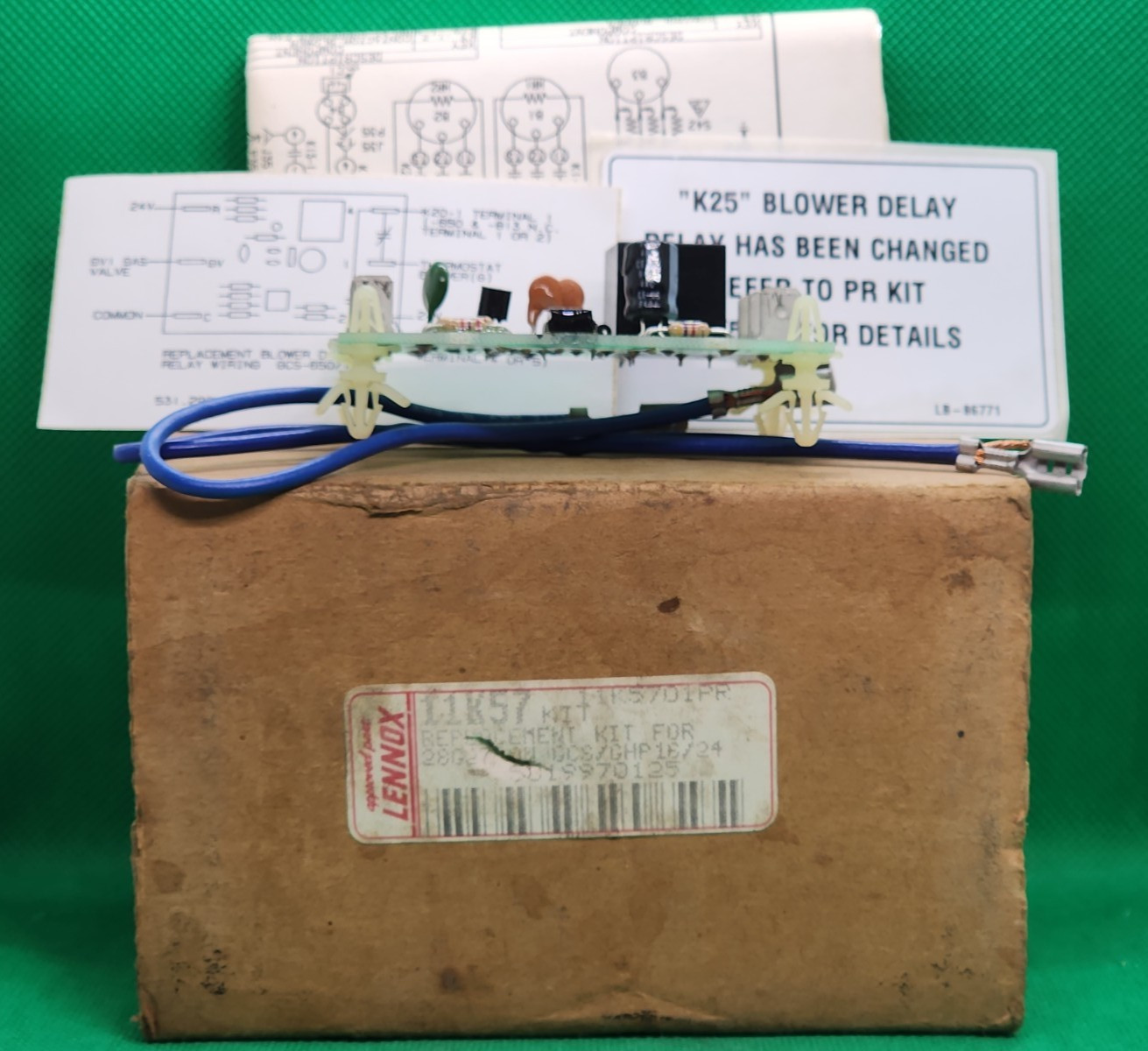 LENNOX 11K57 / 56J6401 / 56J64/ LB66433A Furnace Fan Timer Control [1RE5-3]