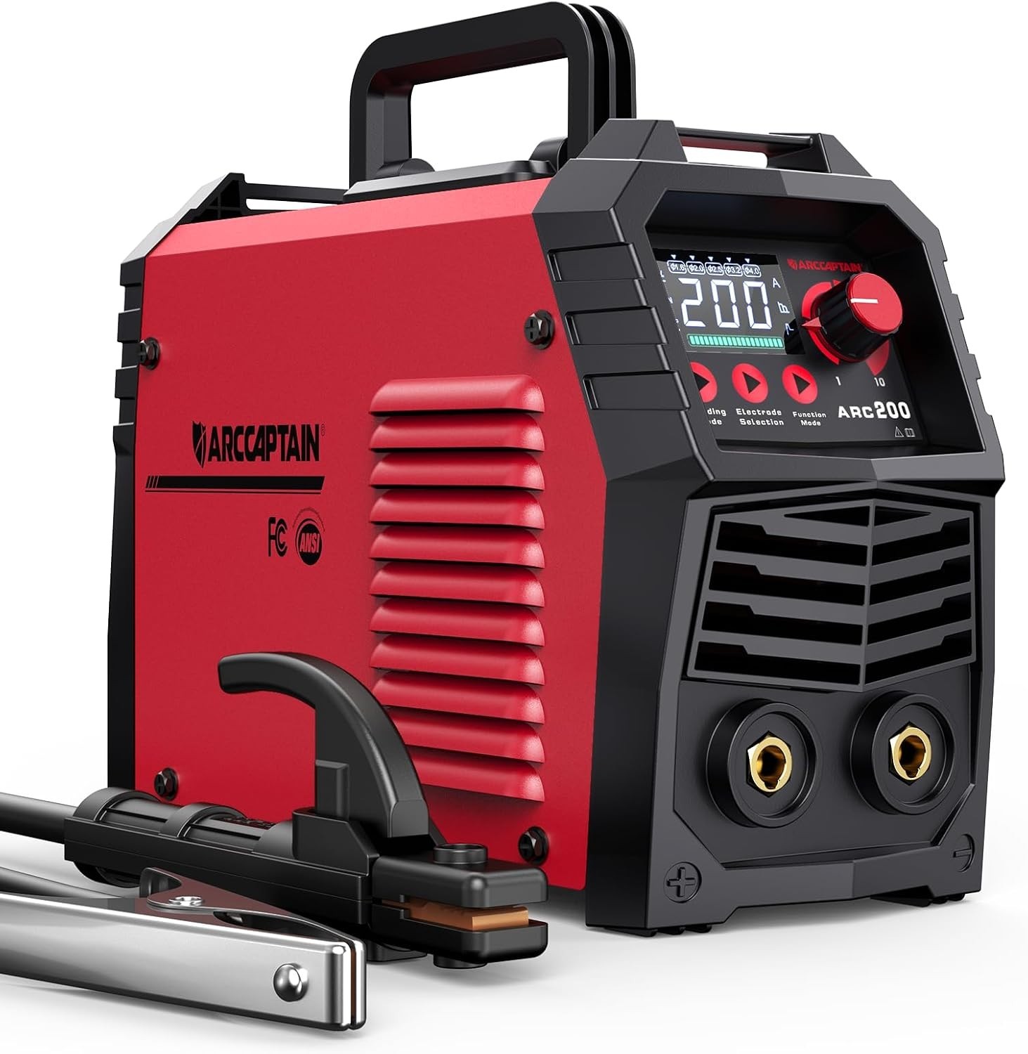 Stick Welder, [Large LED Display] 200A ARC/Lift TIG Welding Machine with Syne…