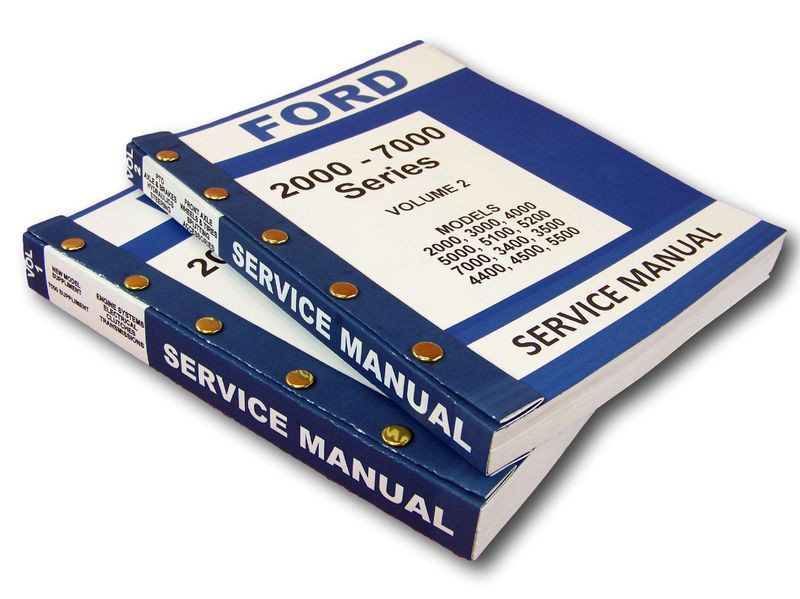 Ford 5000 Series Tractor Service Repair Shop Manuals 944Pg New Complete Set