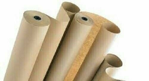 15″ wide x 900′ long 40 lb Rolled Brown Kraft Paper Shipping Void Crafting Fill
