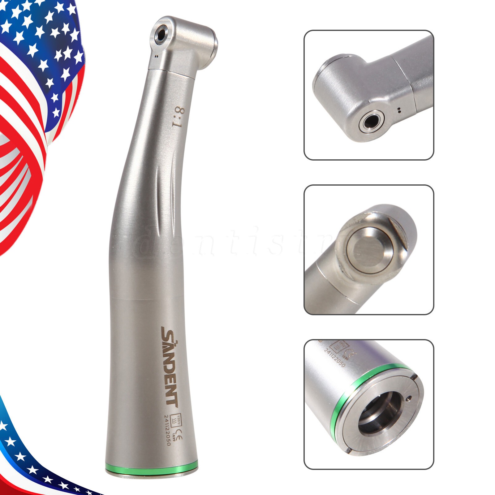 Dental 8:1 Endo Handpiece For Promark Endodontic Contra Angle
