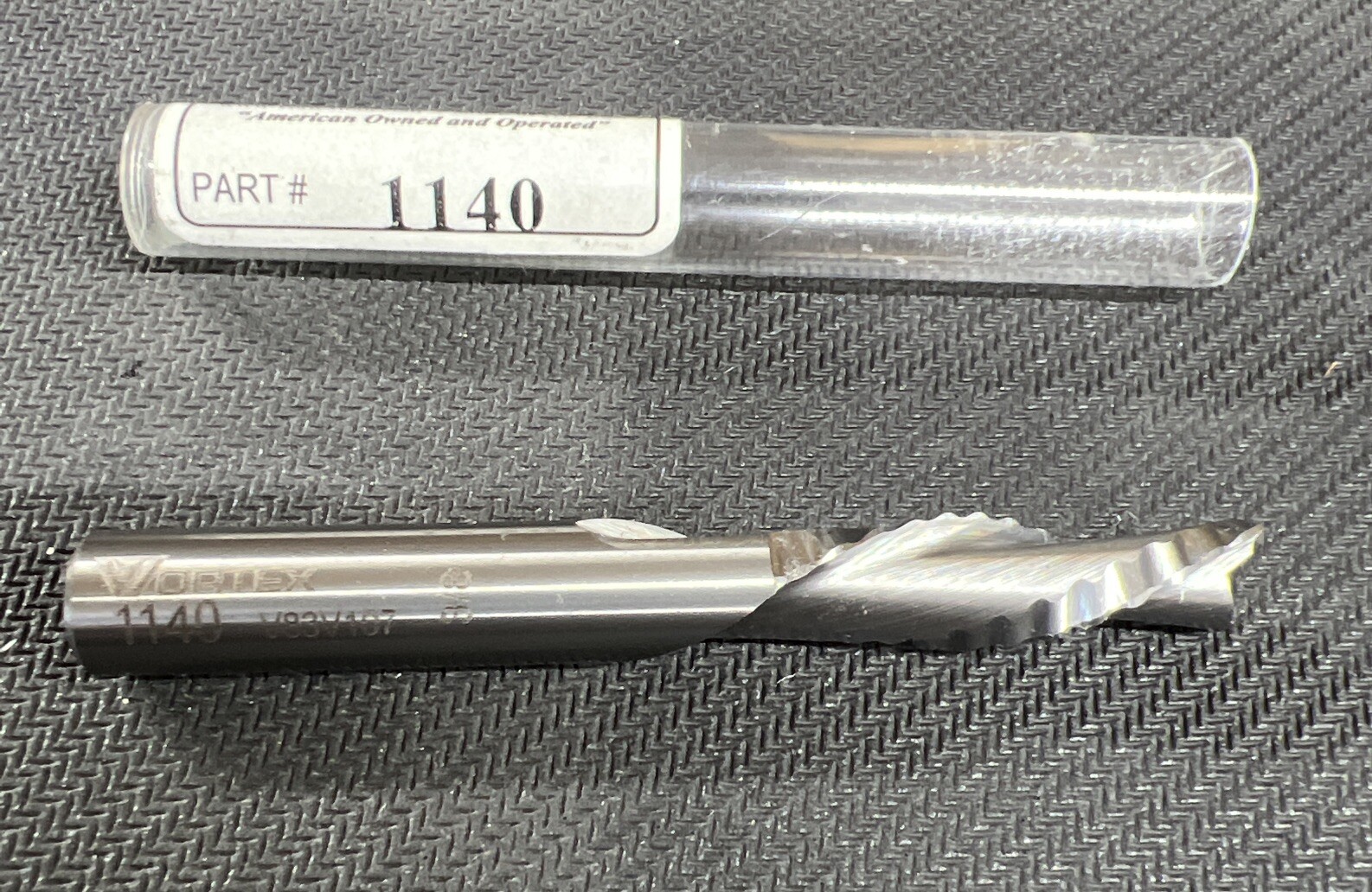 VORTEX BIT Flute Downcut Rougher, 3/8” Dia 1-1/4 Cut Length 3” Length