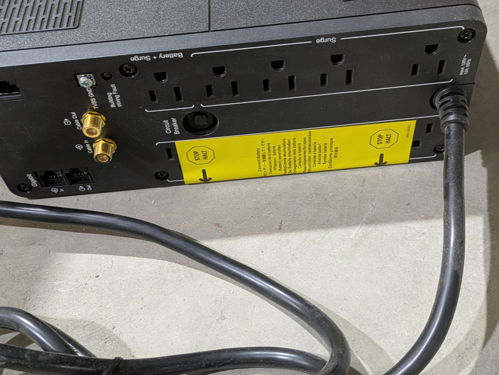 APC Schneider Electric BR1000MS Back-UPS Pro 1000VA 600W Sine Wave Tower UPS