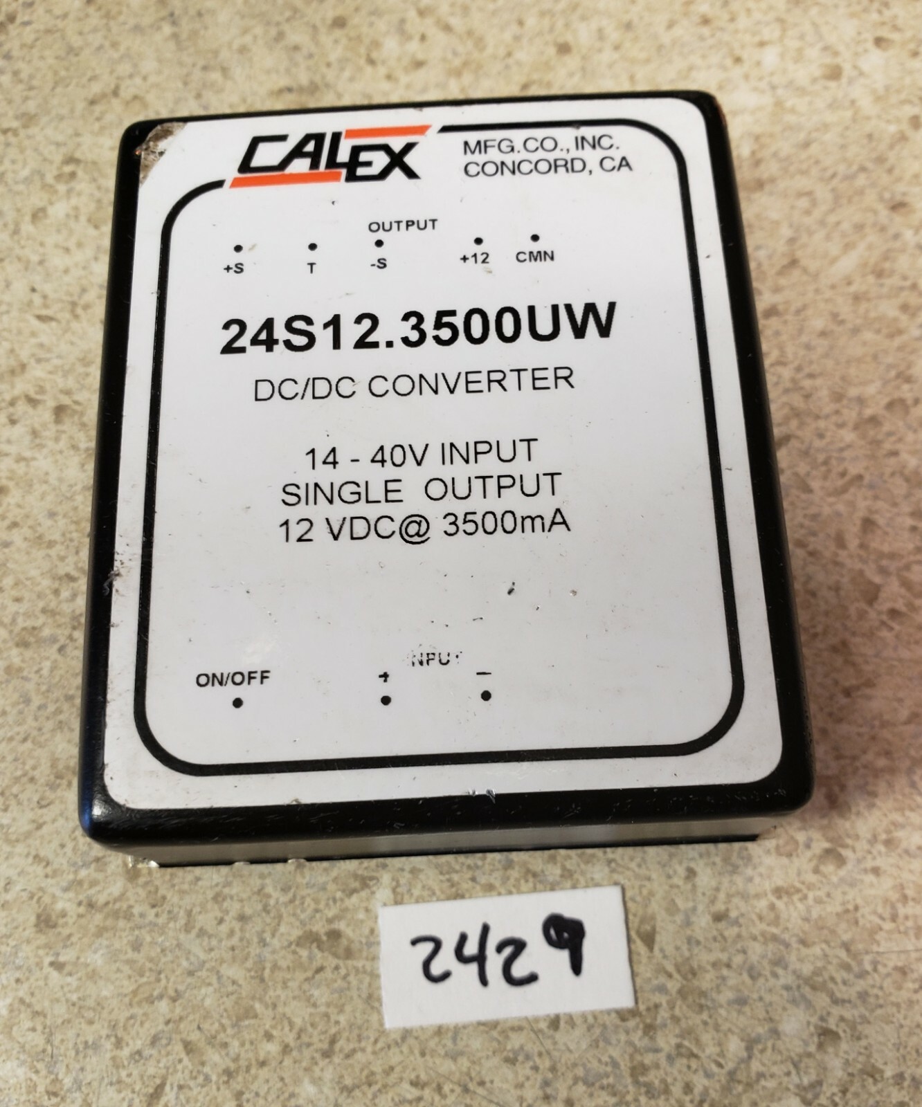 Calex 24S12.3500UW 12VDC @ 3.5Amps Output! – NOS!