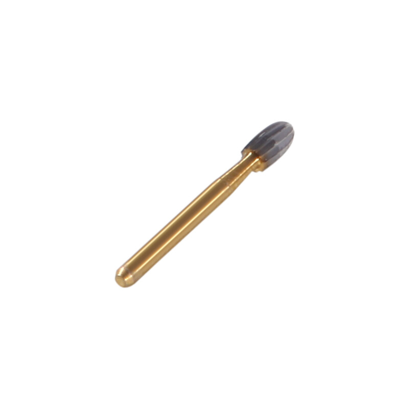 10Pcs Dental Tungsten Carbide Burs Trimming &Finishing Egg Shape FG 7408 19mm OR