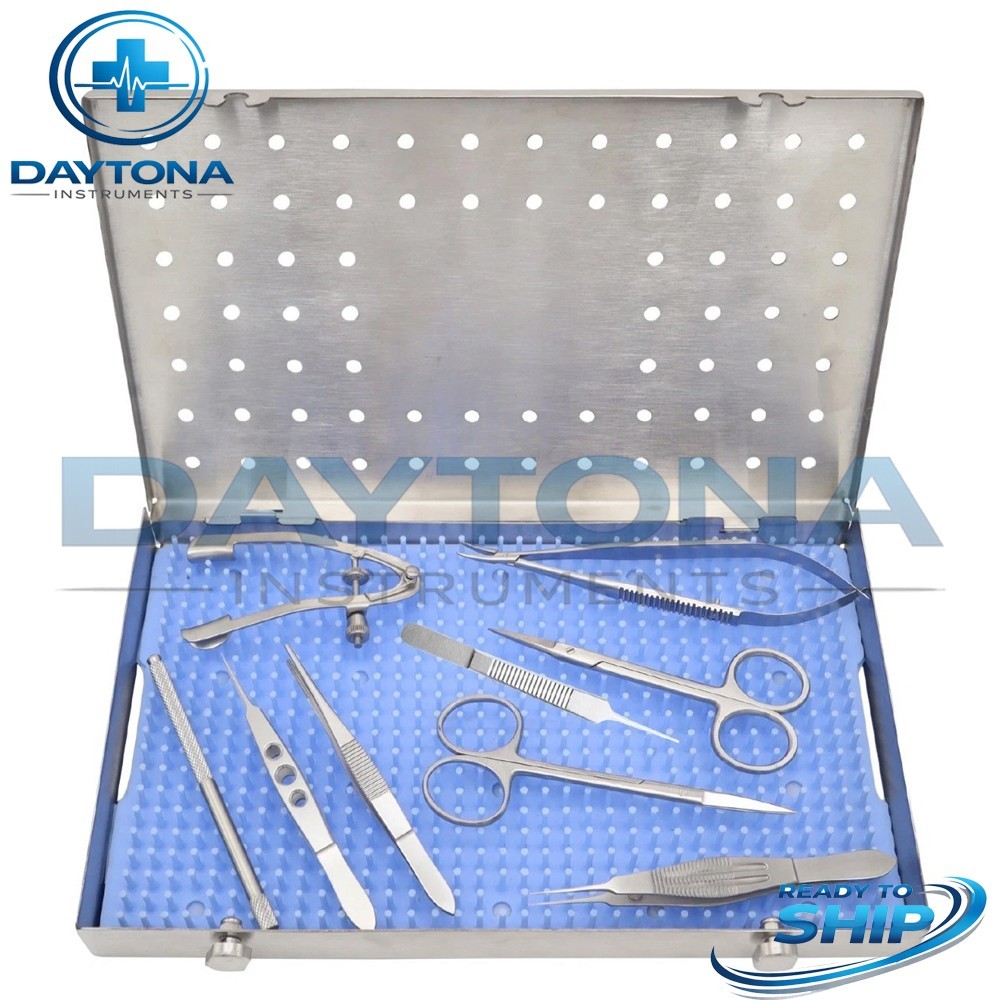 10 Pcs Pterygium Ophthalmic Kit for Eye Surgery Ophthalmic Surgical Instruments