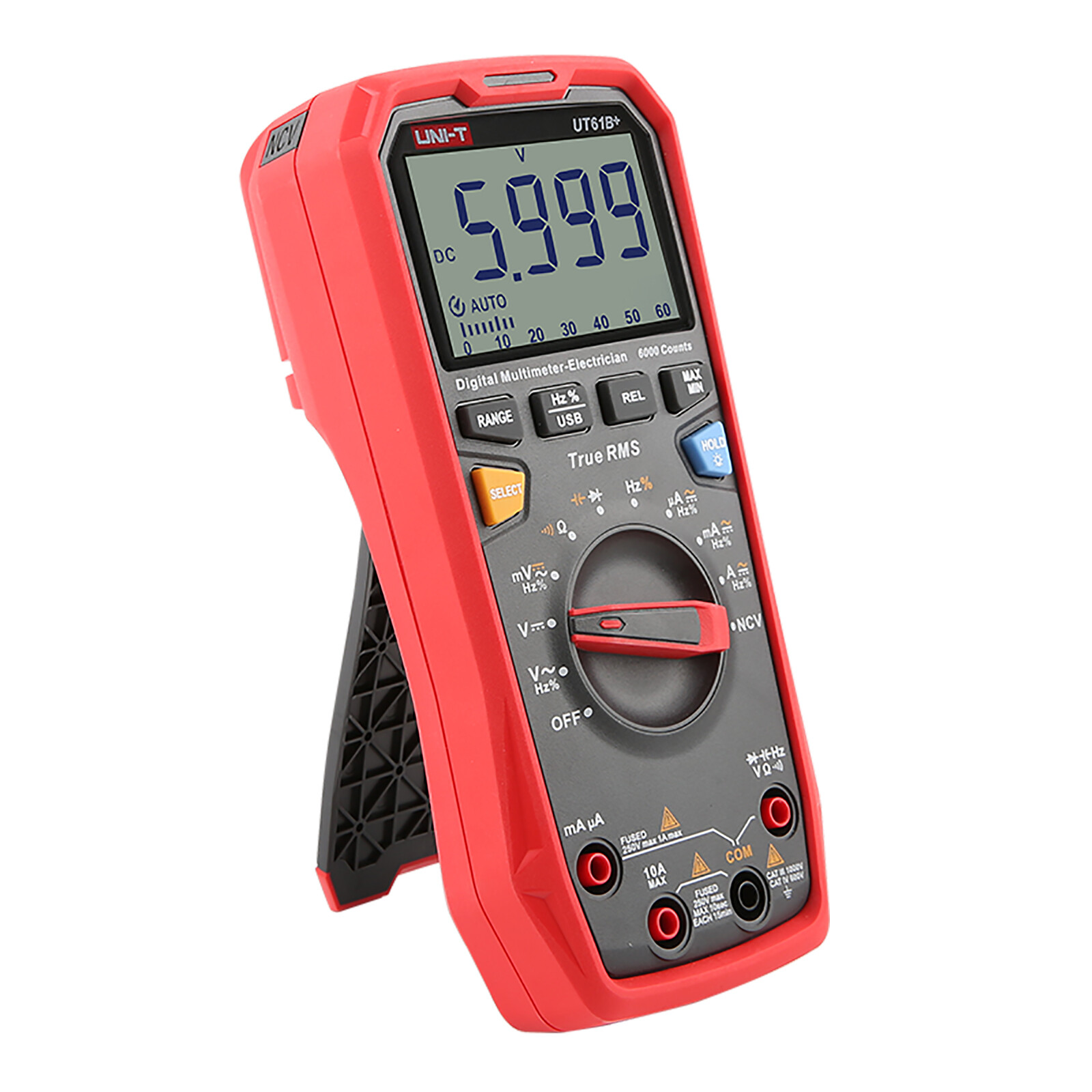 UNI-T UT61B+ Modern Auto Power off LCD Backlight AC DC Voltage Frequency Multi✦K