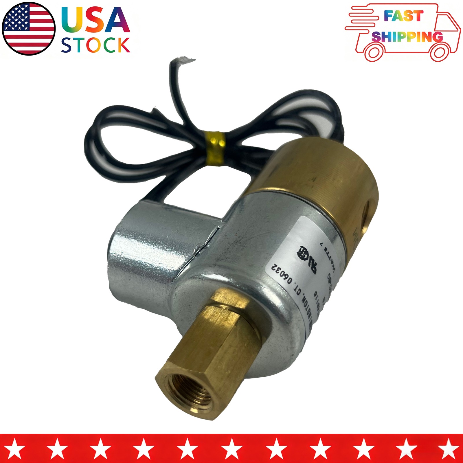 New 39583943 Solenoid Valve for Ingersoll Rand 3-Way Air Compressor U342160-0241