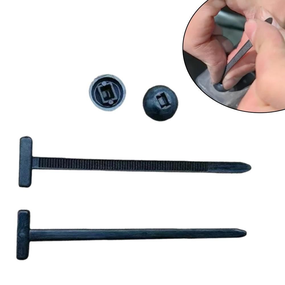 100Pcs Nylon Universal Cable Tie Buckle – Heavy Duty Self-Locking Zip Ties Holde