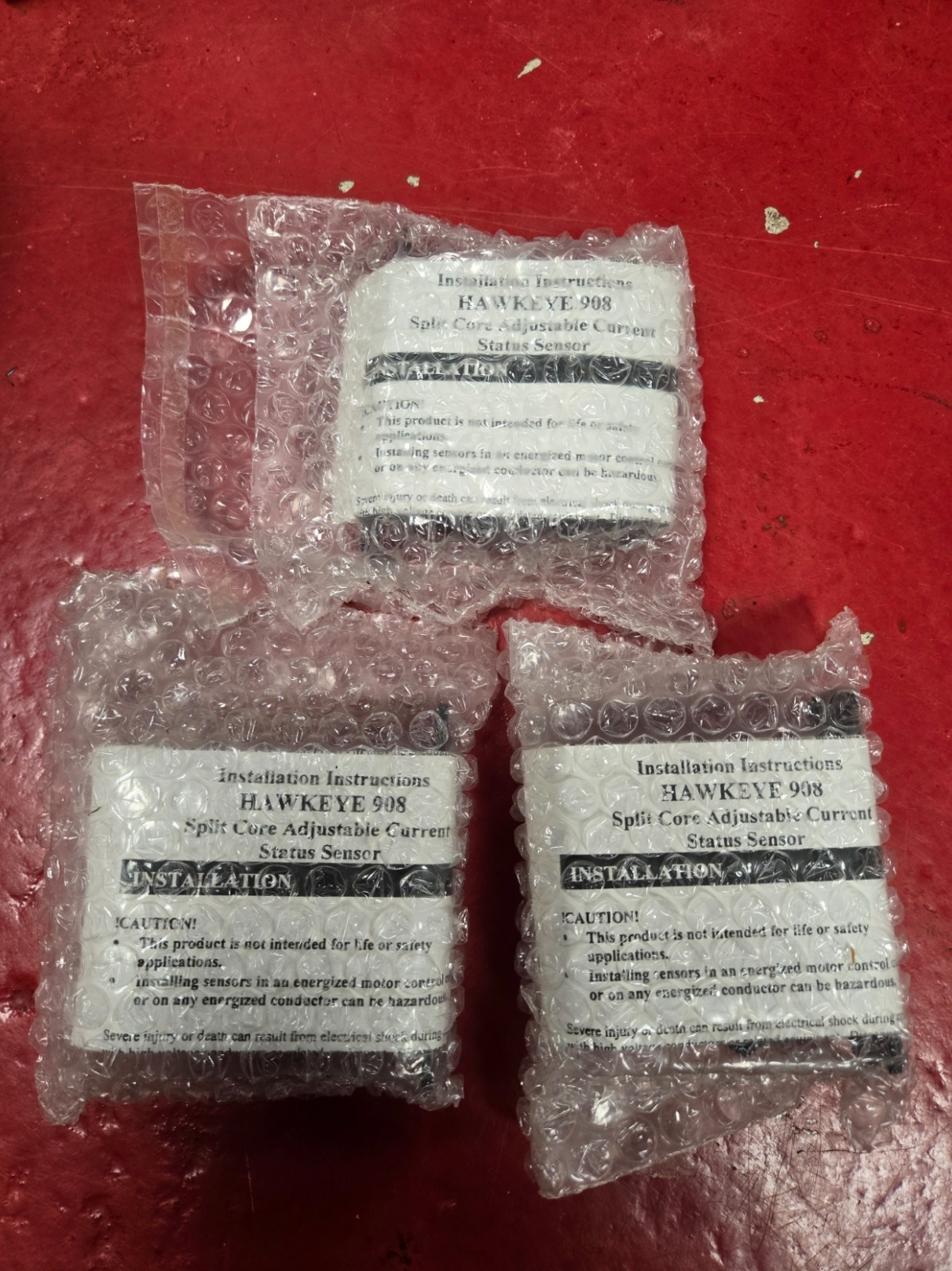 HAWKEYE 908 Split-Core Adjustable Current Switch Veris Industries 908