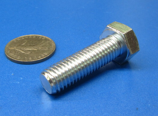 Tap Bolt Metric, FT, GR 10.9 Zinc M12 x 1.75 x 40 mm Length, 25 Pcs