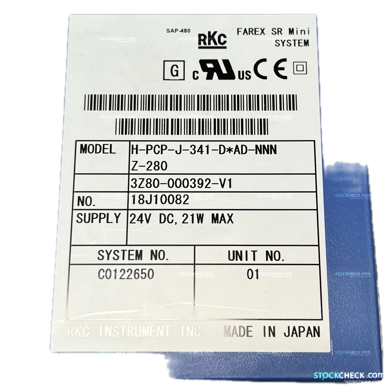 RKC H-PCP-J-341-D*AD-NNN 3Z80-000392-V1 Mini HG System