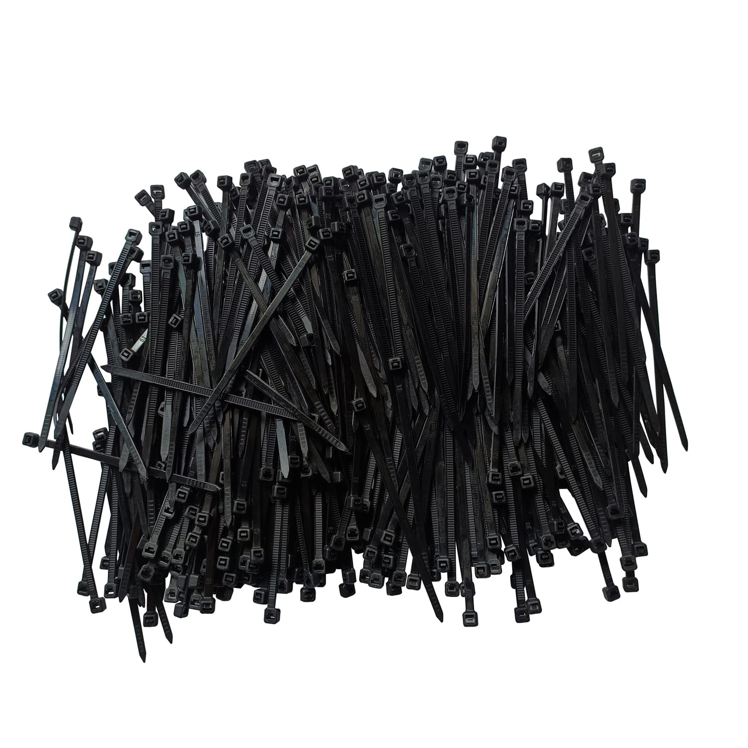 Zip Ties 4 inch 1000 pcs Cable with 18 Pounds 4 1000 pcs, Black