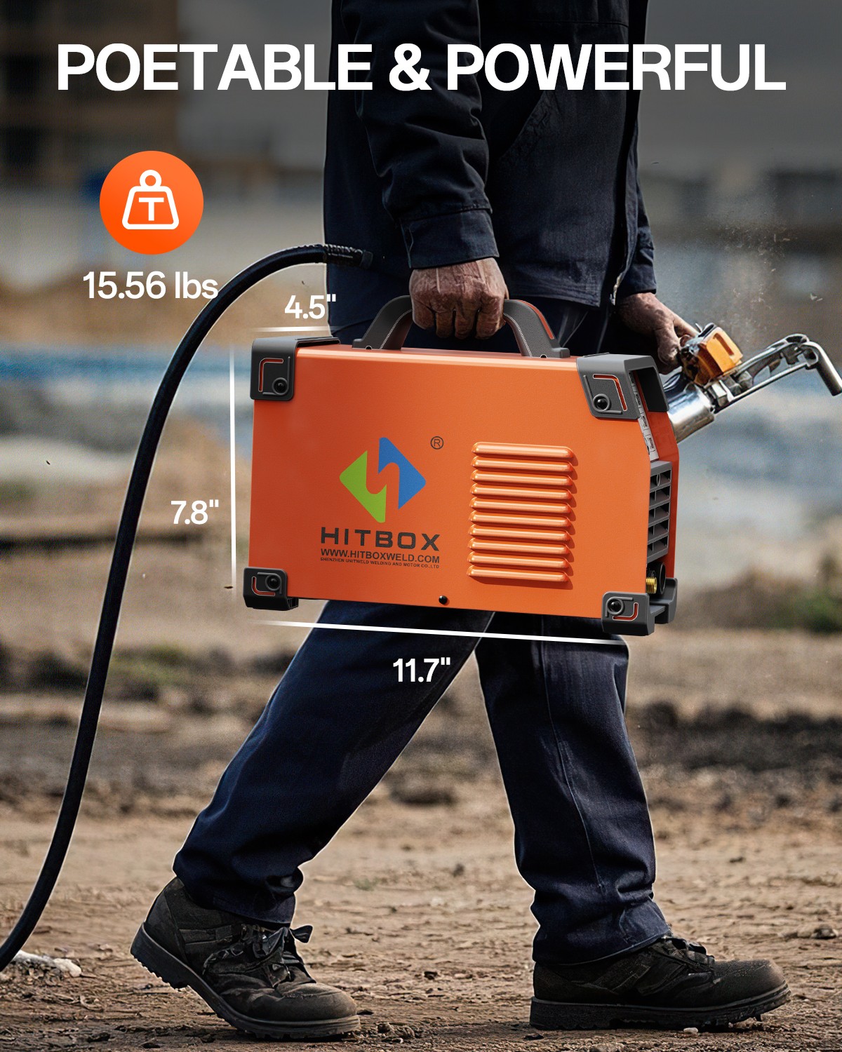 TIG Welder AC/DC with Pulse Professional Aluminium Welding Machine w/Foot Pedal