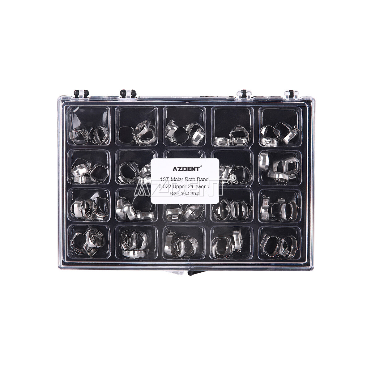 Dental Orthodontic Bands Buccal Tubes 1st Molar Roth /MBT.022″ 16#-35# AZDENT