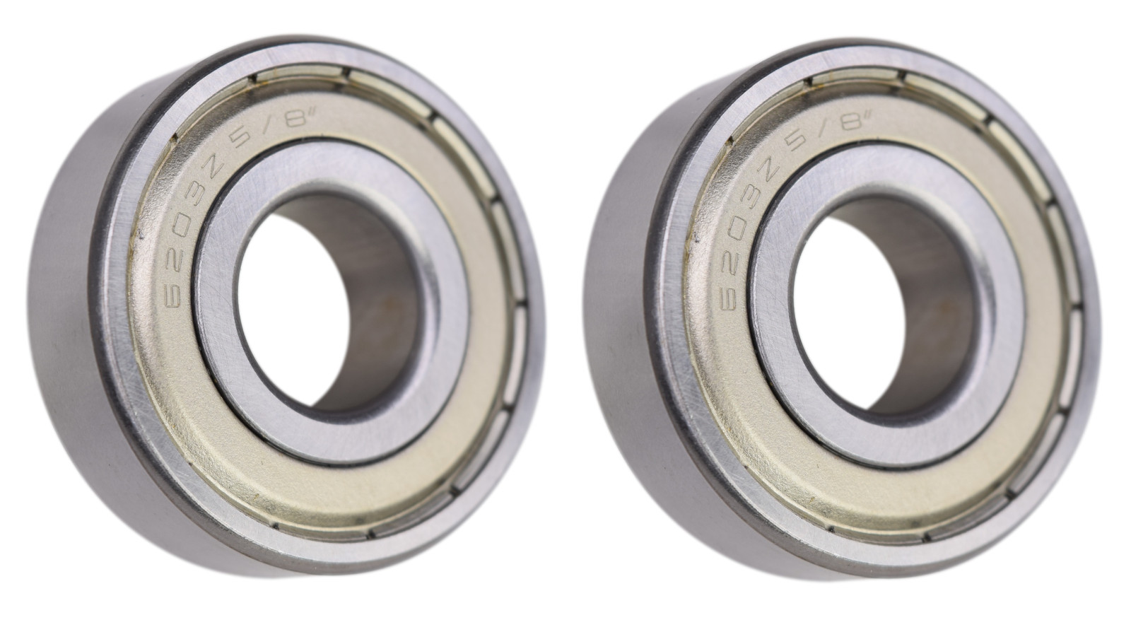 (2 Each) 6203-ZZ-5/8 6203-2Z10 203SS10 Shielded Radial Ball Bearing 0.625″X40X12