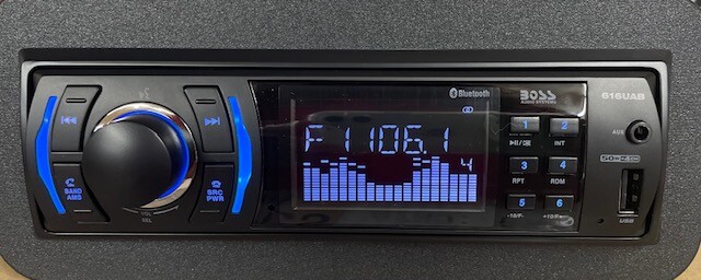 Bluetooth Radio for Kubota cab Tractor, RTV1100, KX-080 excavator