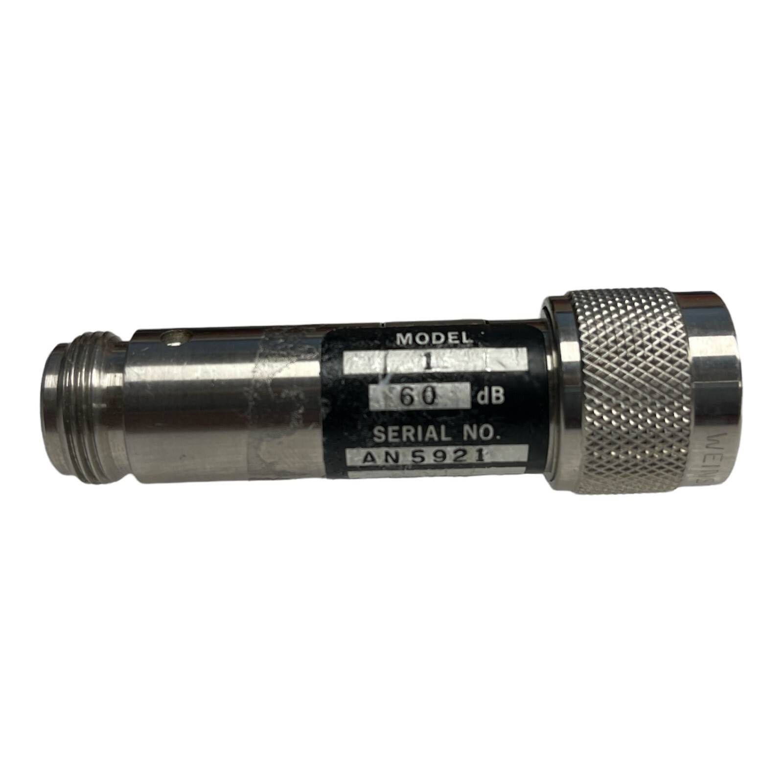 WEINSCHEL MODEL 1 ATTENUATOR 60db