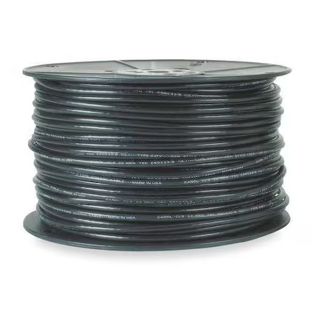 Carol C1176a.41.01 Coaxial Cable, Rg-213/U, 1000 Ft., Black