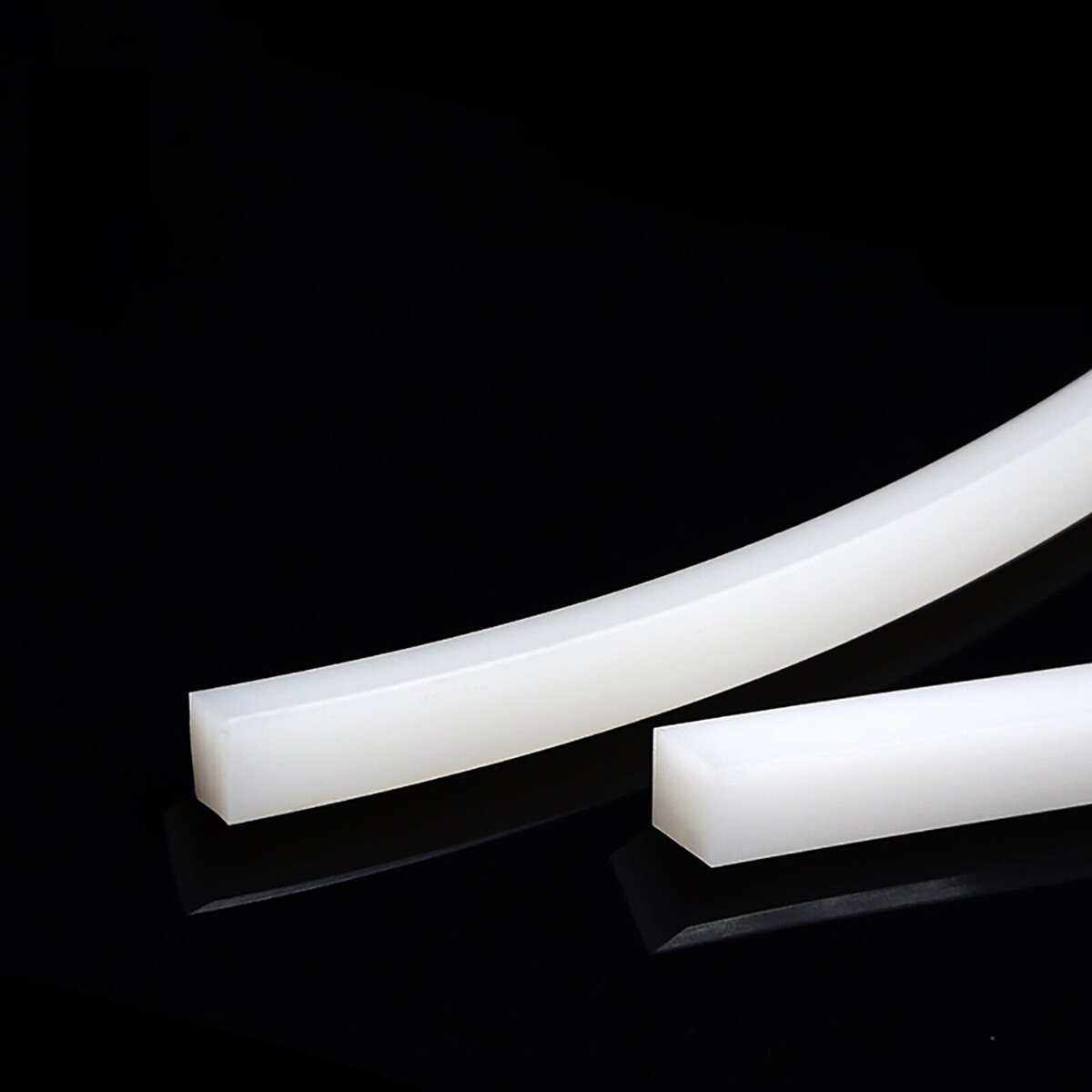 Solid Square Rectangle Silicone Rubber Strip Sealing Gasket High Temp