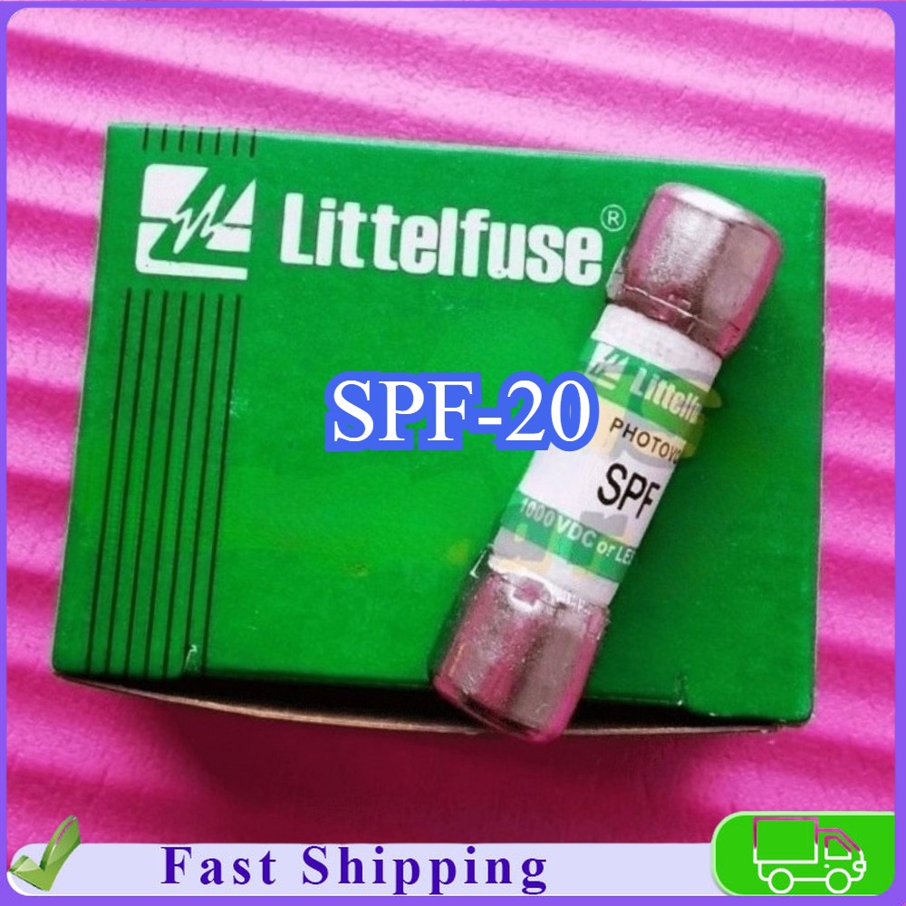 10PCS BOX Littelfuse SPF-20 SPF 20A 1000VDC Solar Photovoltaic Fuse Fast Ship