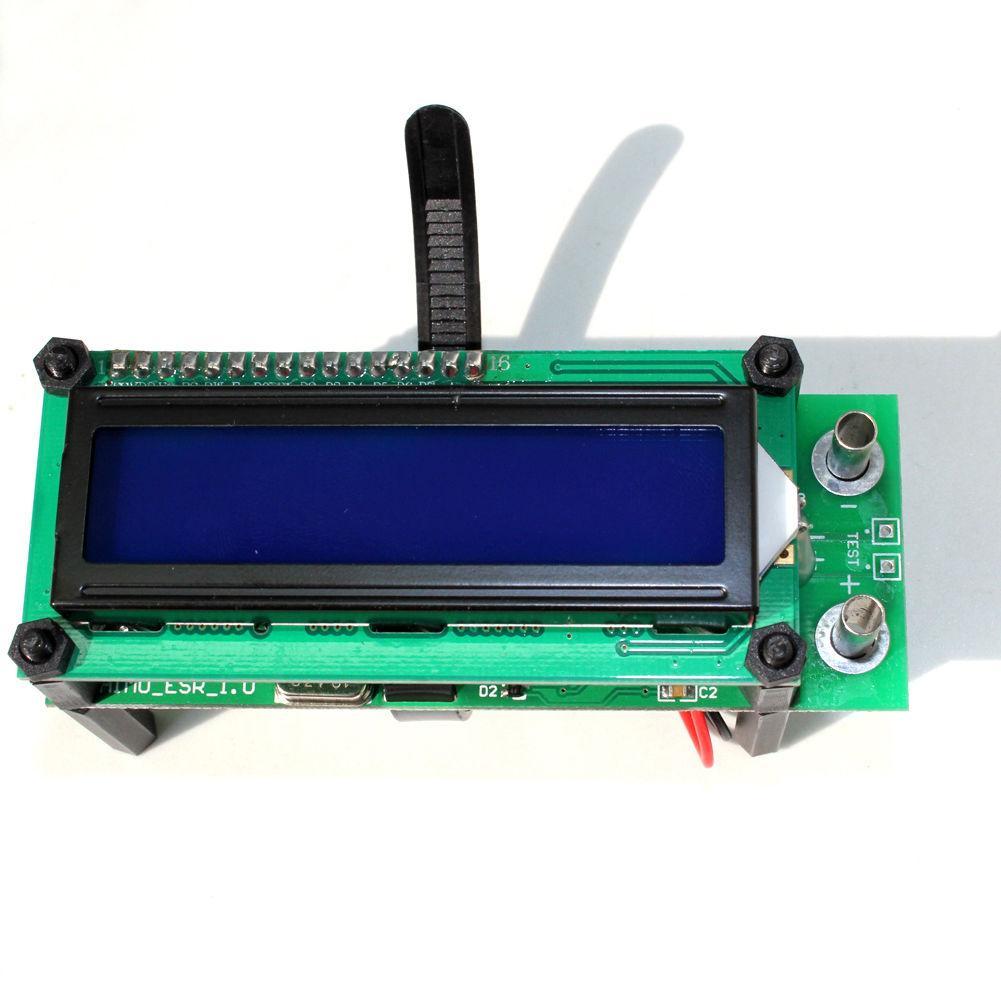 AideTek ESR01 LCR Tester Capacitance Equivalent Resistance Meter with test leads