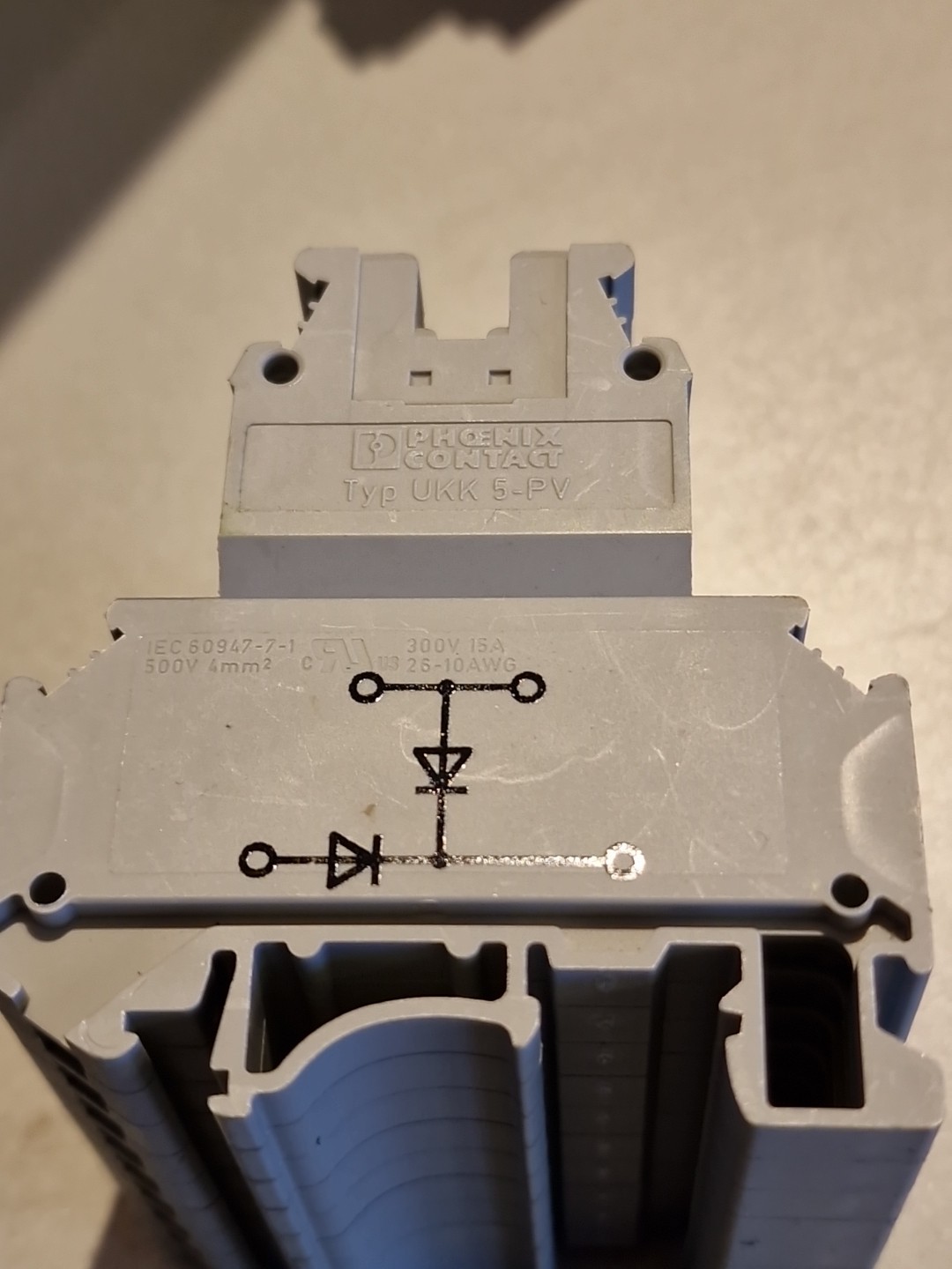 82x Phoenix Contact UKK 5-PV Dual-Level Terminal Block Grey New (No OVP)