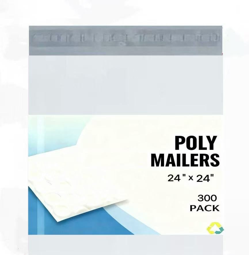 #8 24×24 Poly Mailers Plastic Mailing Envelopes Shipping Bags WHITE 300 Pieces