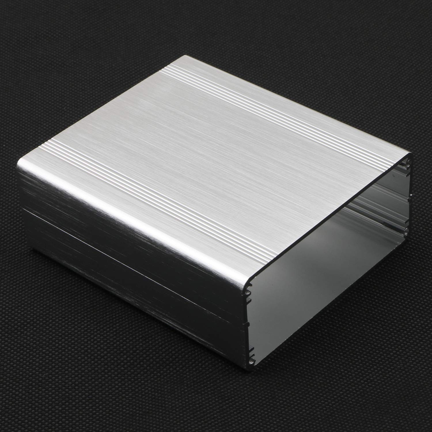 100x88x38mm Silver Aluminum Enclosure, Project Box, Split, PCB, DIY, Amplifier