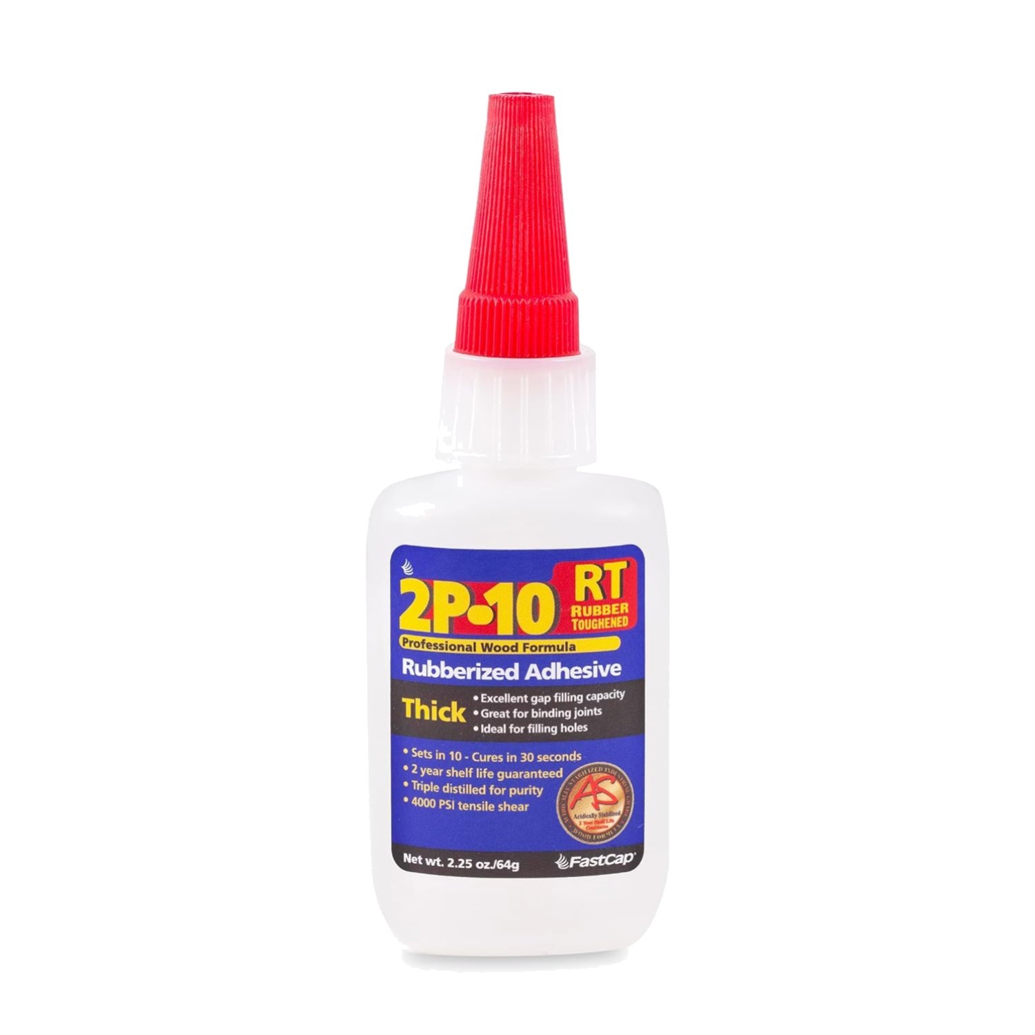 FastCap 2P 10 Thick Cyanoacrylate Super Glue 2 25 Oz 64G