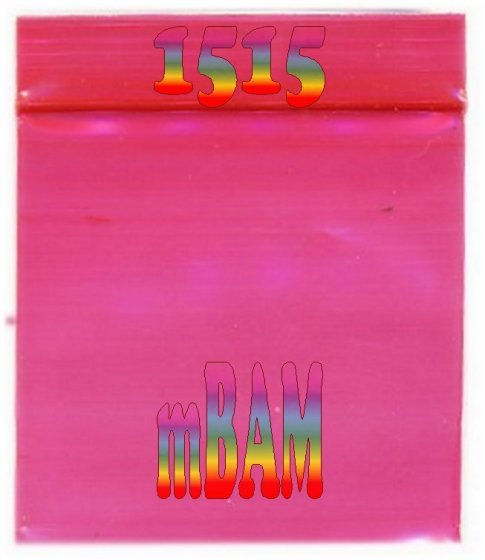 100 1515 2.5 3.0 mil RAINBOW COLOR LOT APPLE MINI ZIP BAGGIES BLUE ORANGE+