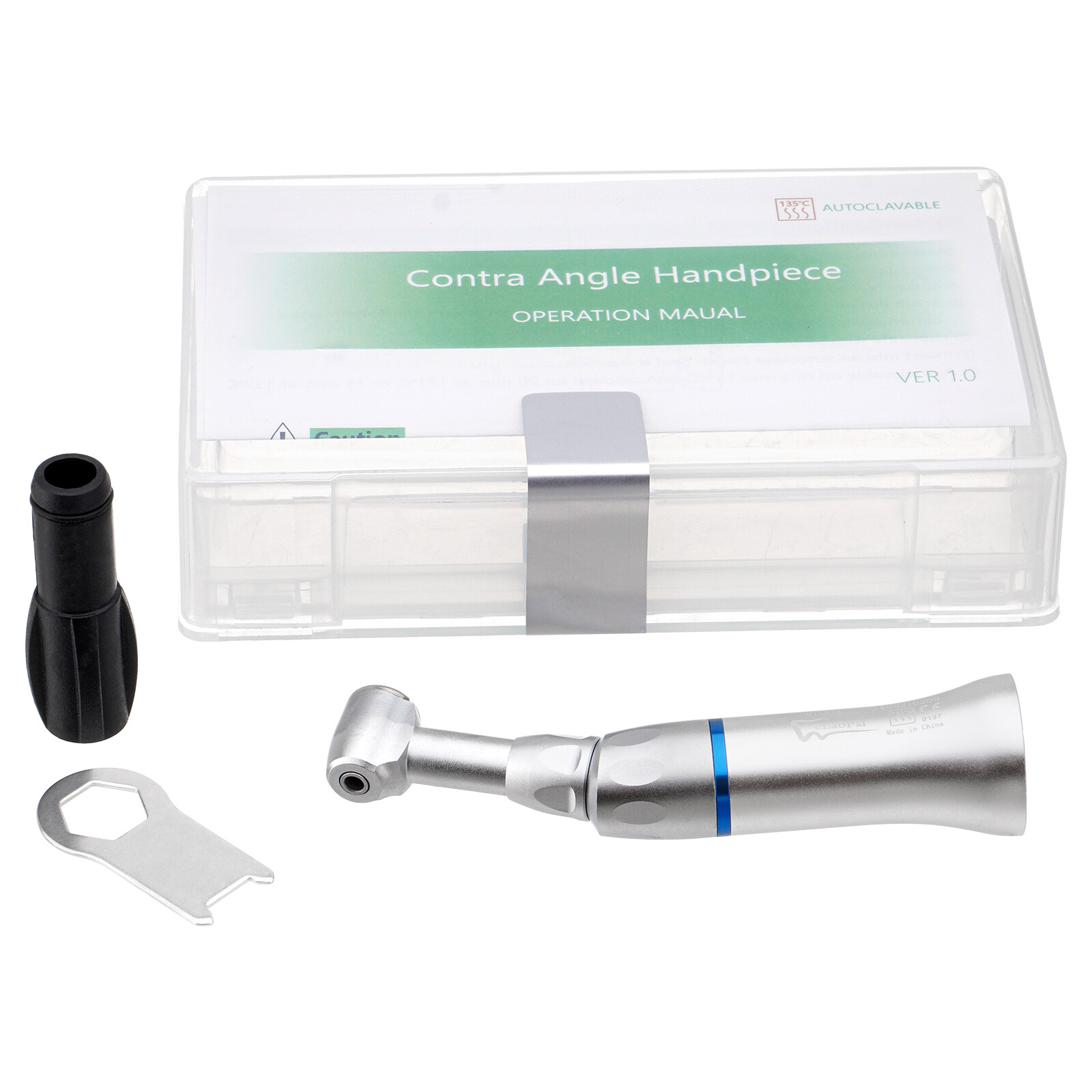 eLabPal Dental Low Speed Handpiece Contra Angle Push Button E-Type for NSK Style