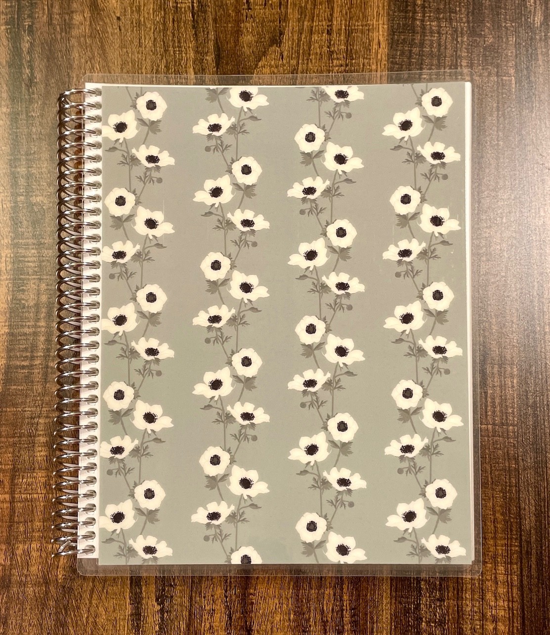 Erin Condren 7×9 Dot Grid Notebook – Anemone Bouquet
