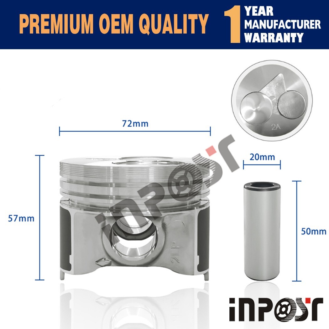 D902 D902EBH New 3 Sets Piston & Ring For Kubota D902 Engine STD