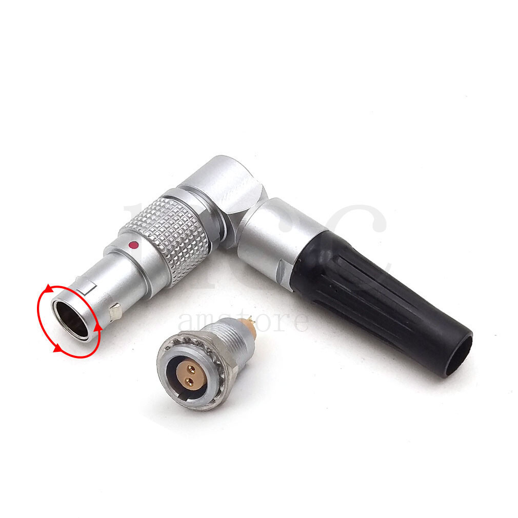 0B FSG/EGG 2-9 Pin Adjustable Right Angle Plug For Sound Devices Arri Alexa Cam