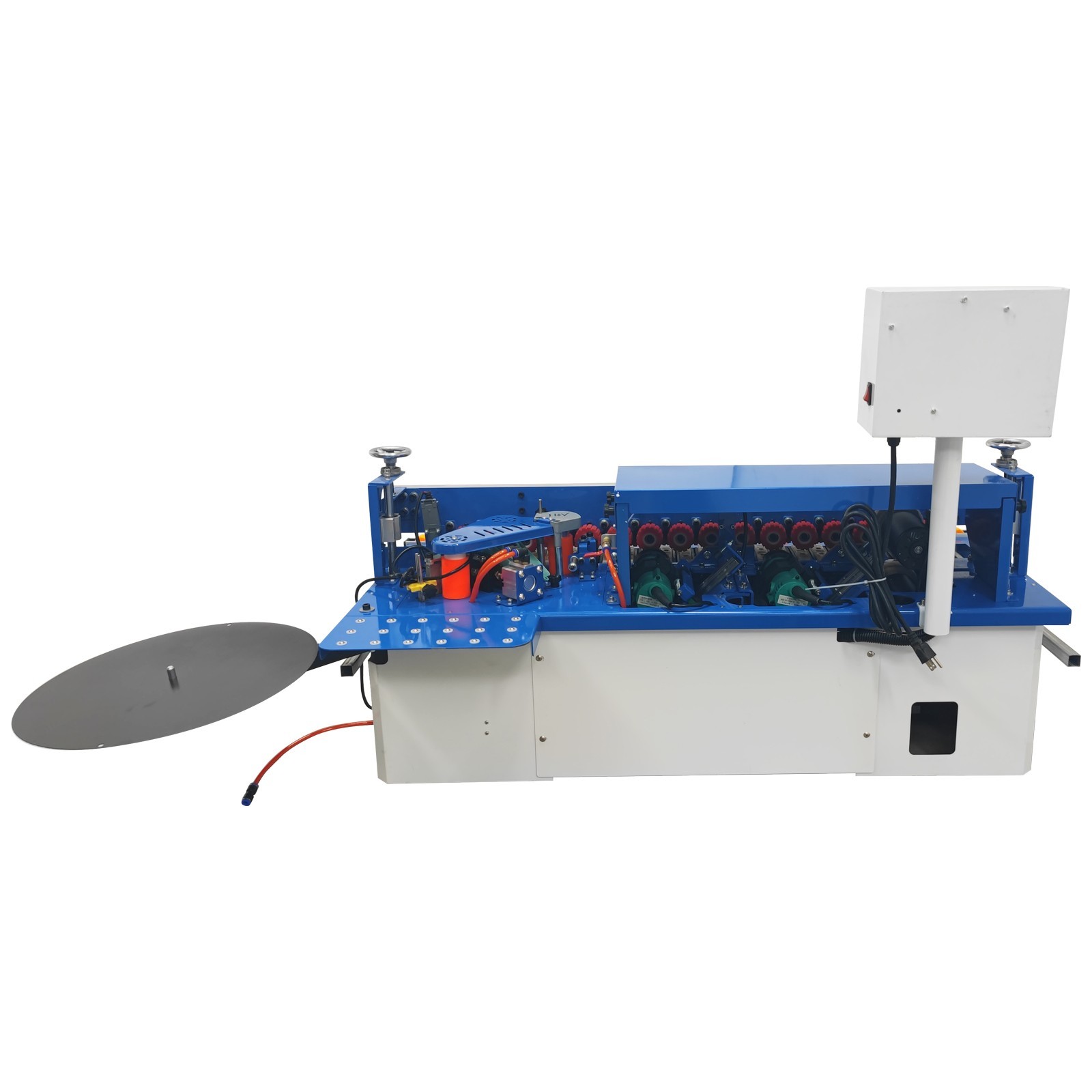 Edge Banding Machine 0-6m/min Edge Speed Curved Straight Line Edger Trimmer New