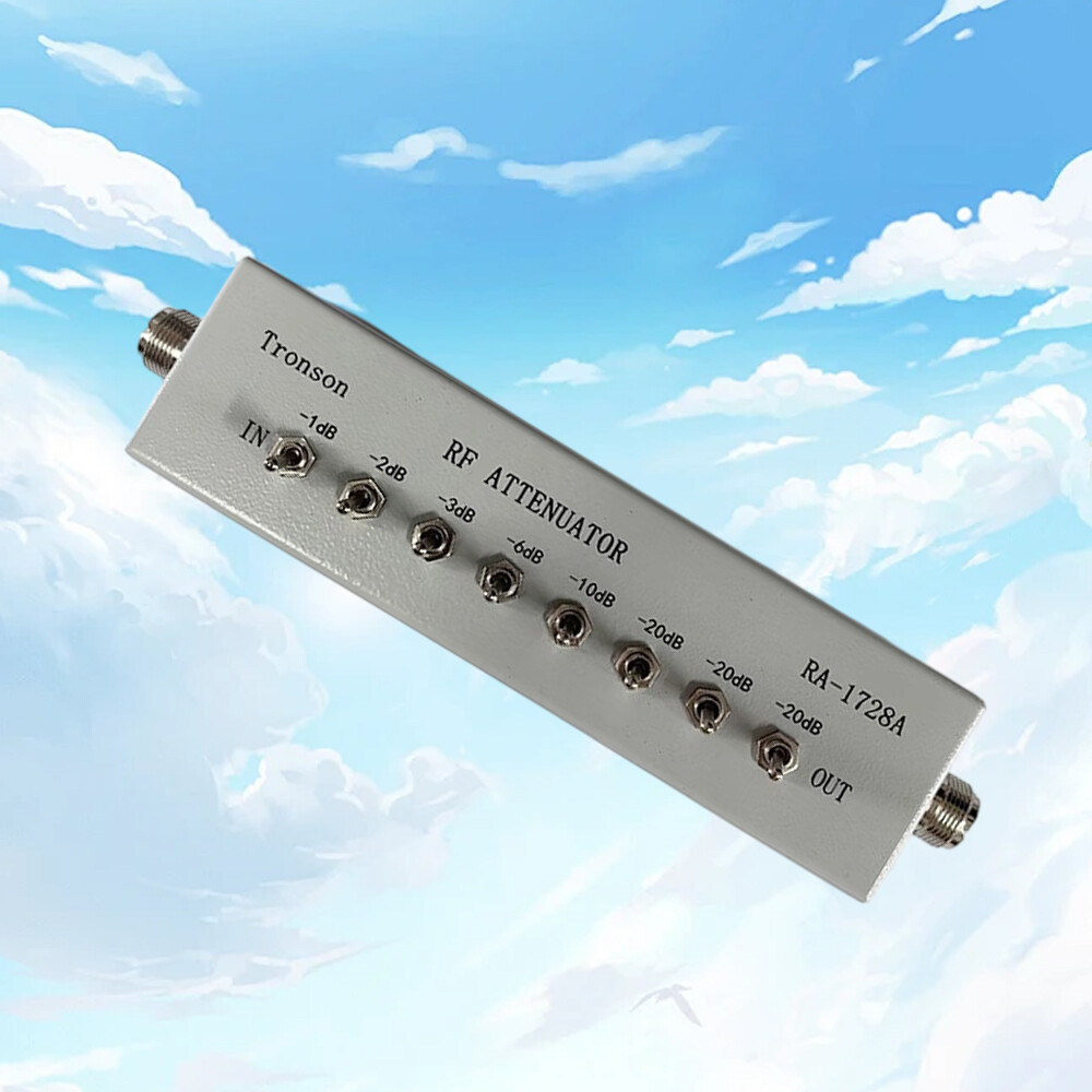 New Variable/Step Attenuators RF ATTENUATOR 82DB 50Ω for Ham Radio Transmitter