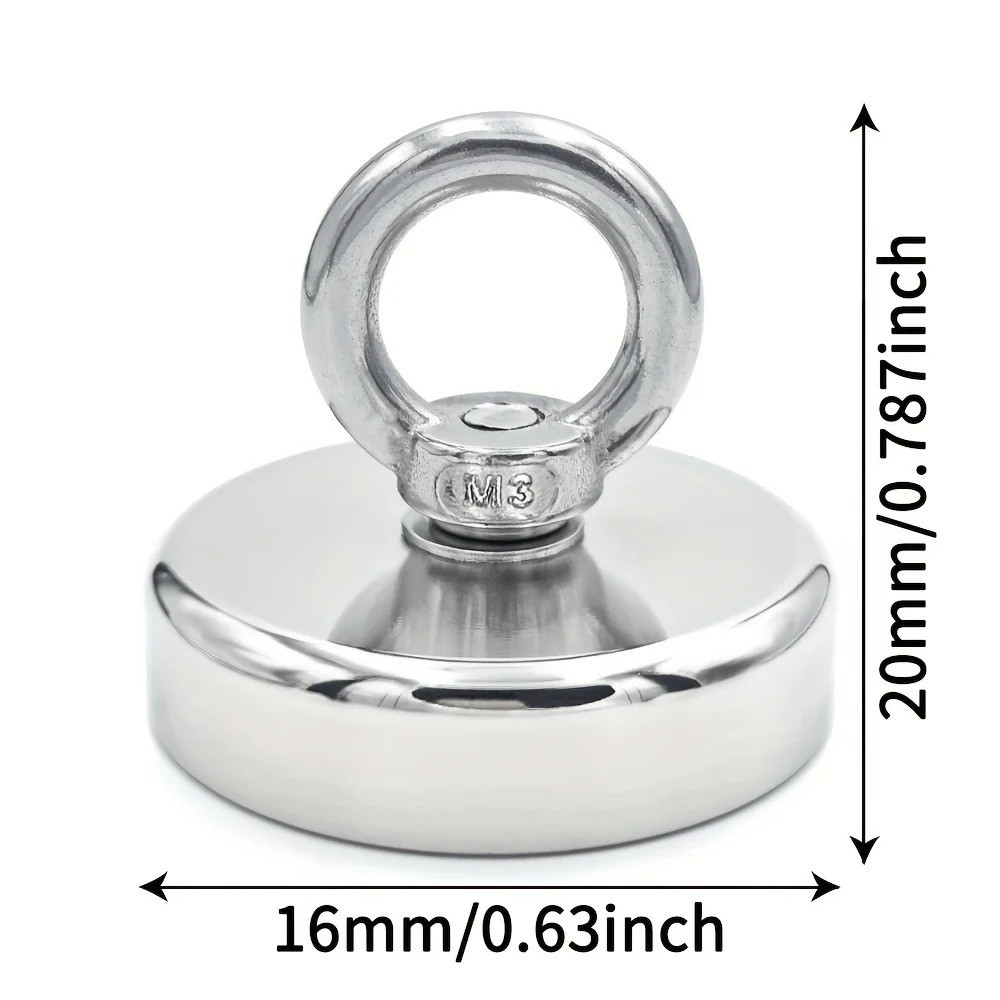Neodymium Fishing Magnets Pulling Force Super Strong Round Rare Earth