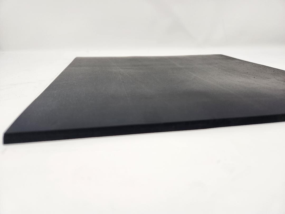 Neoprene Rubber Solid Sheet 1/4″ Thick x 12″ x 12″ Sq Ft Pad 60 D Std Flex