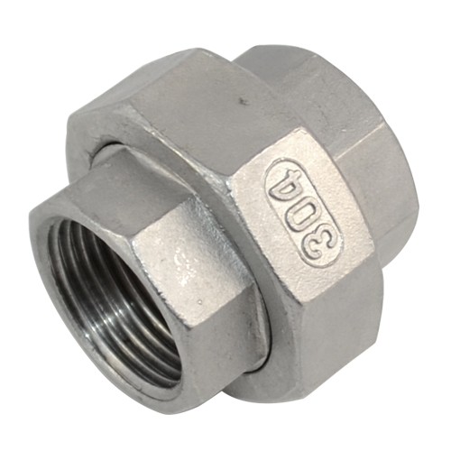 1/2″-2″ 1.5″ NPT Female threaded Union Coupling Pipe Fitting SS 304 US SHIPPING