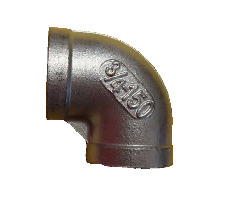90 Degree Elbow #304 Stainless Steel 3/4″ NPT Smith Cooper #S3014E NEW