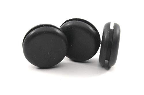 Rubber Hole Plug for 1/2″ Hole – for 1/16″ Thick Panel -Grommet Without A Hole