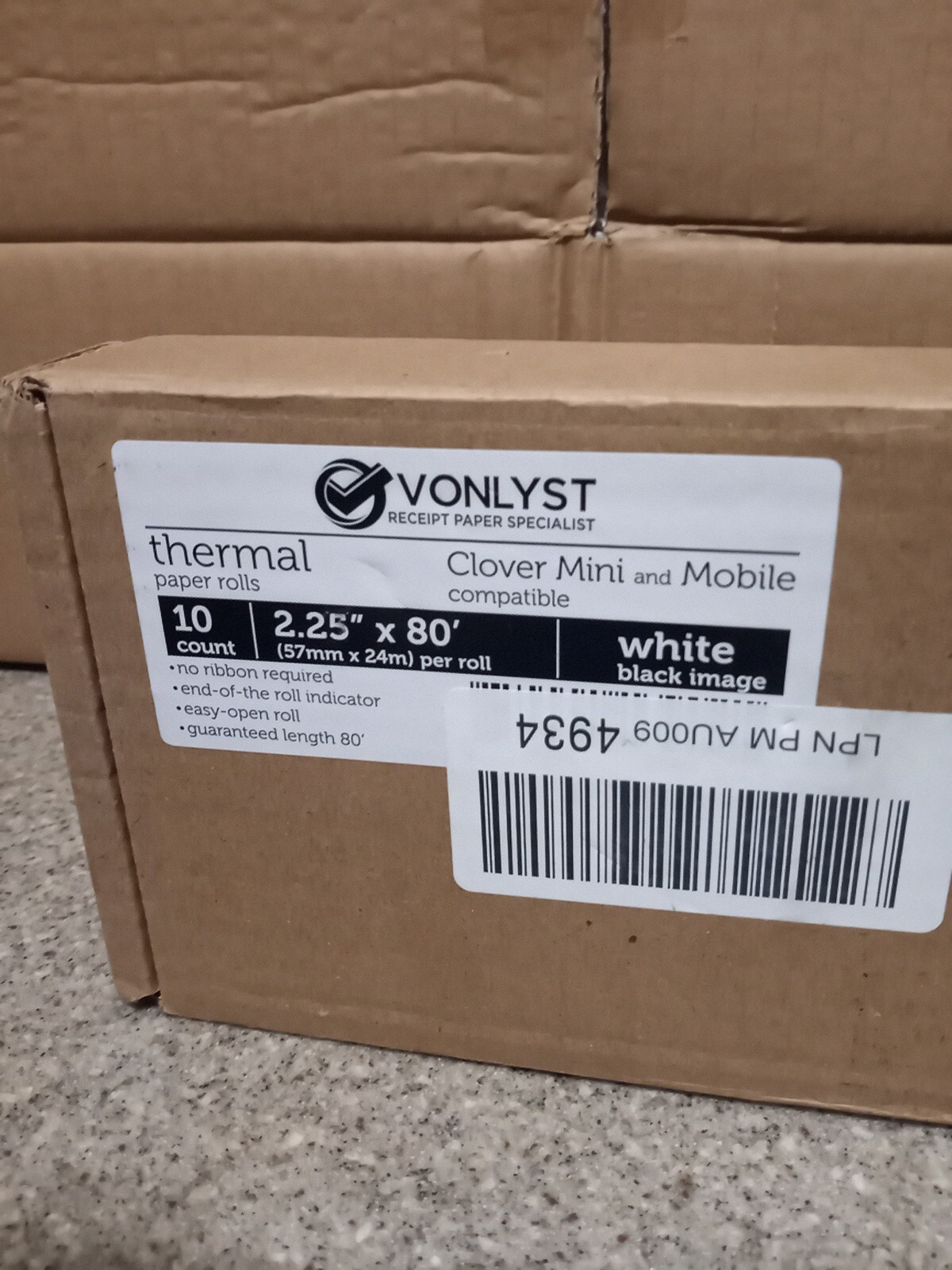Vonlyst Thermal Receipt Paper Roll – 10 Rolls