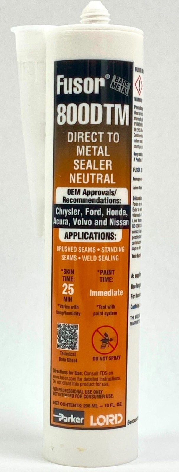 Lord Fusor 800DTM Direct to Metal Sealer Neutral Adhesive 10 oz