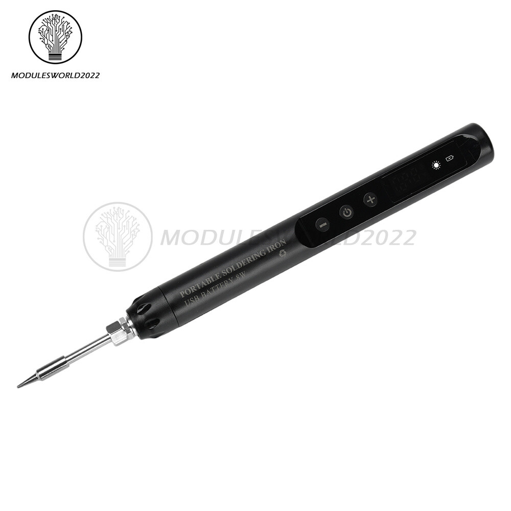 Digital USB Smart Temperature Adjustable Soldering Iron 800mAh battery Portable